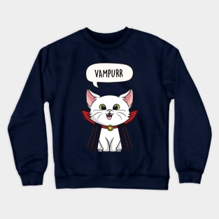 Vampurr Funny Vampire Gift Crewneck Sweatshirt